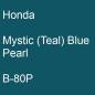 Preview: Honda, Mystic (Teal) Blue Pearl, B-80P.